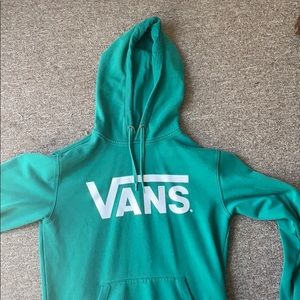 Green VANS hoodie logo